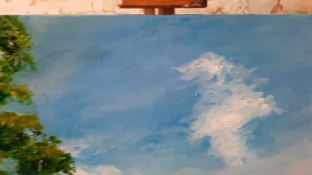 Нет в наличии/под заказ картина маслом "Летний день " 50×40 см.