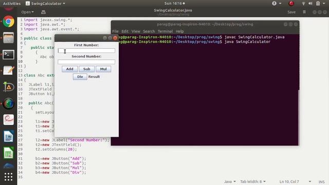 Java Swing Calculator Program | Java Swing Calculator Code Example | Java Swing Calculator Tutorial смотреть онлайн