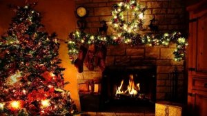 Christmas fireplace 4K / 5 hours / Рождественский камин 4К / 5 часов