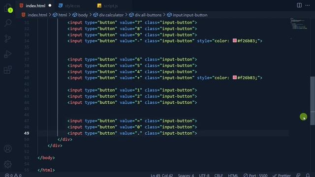 How To Make A Calculator Using HTML CSS and JavaScript | Build Simple Calculator | JS Project смотреть онлайн
