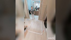 Качель-гамак из ПВХ труб своими руками