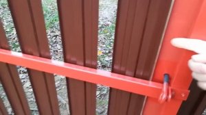 "Народный проект" - Простые откатные ворота. Часть 1. Ссылка на чертёж в описании.