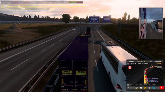 Euro Truck Simulator 2! Весёлые покатушки
