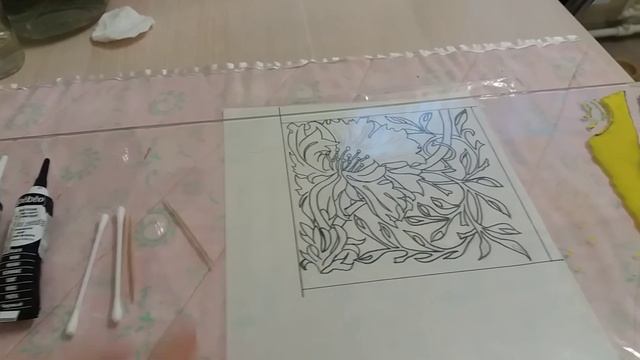 Витражная роспись по стеклу красками #PEBEO# будут лайфхаки; для работы и хобби (часть 1)