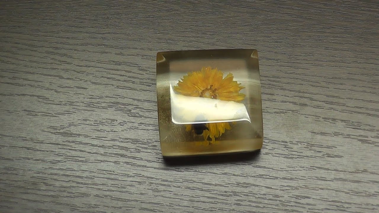 Шмель на цветке в эпоксидной смоле.mp4 смотреть онлайн