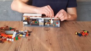 Как сделать огненное кафе из лего | Лего сборка | #lego