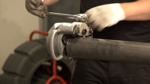 Желобонакатчик модели RIDGID 915 для накатки желобков на стальных, медных, пвх, и нержавеющих труба