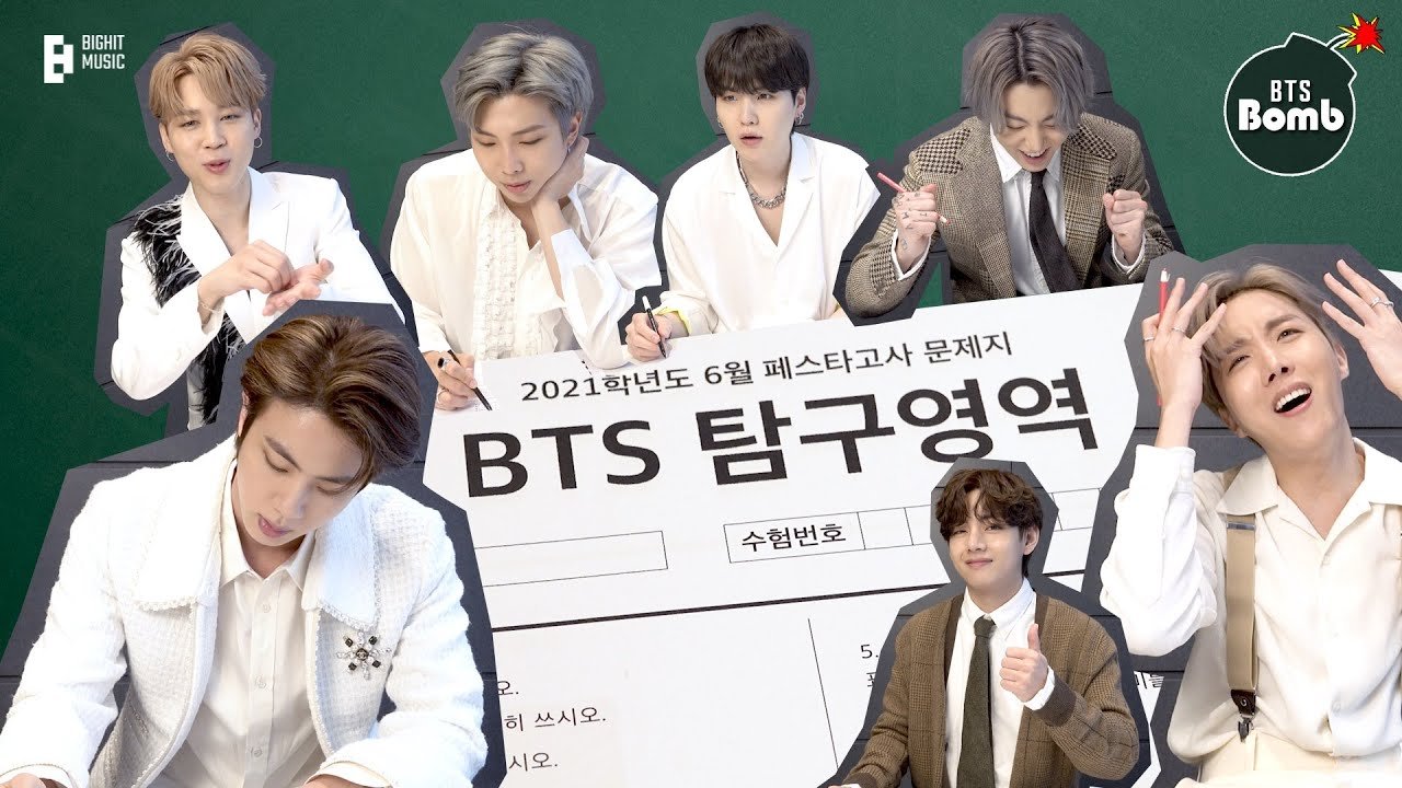 [ RUS SUB][BANGTAN BOMB] 2021 FESTA Exam Behind The Scenes Джин и Намджун