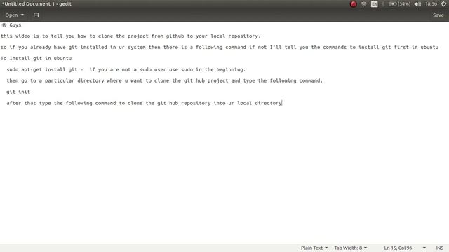 Beginners - Install Git and cloning the github project смотреть онлайн