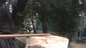 Рубка медной трубы шашкой Нижегородка (К-11) производства "Назаров и Калибр"