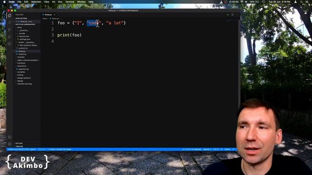 Python Sets Tutorial for Beginners | Python Course (2020)