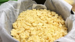 Пирог из песочного теста с картошкой