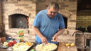 Коктал в русской печи. Карп запечённый по казахски.