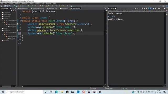 How to Take User Input in Java | Common Errors Explained | Java Tutorials in Telugu смотреть онлайн