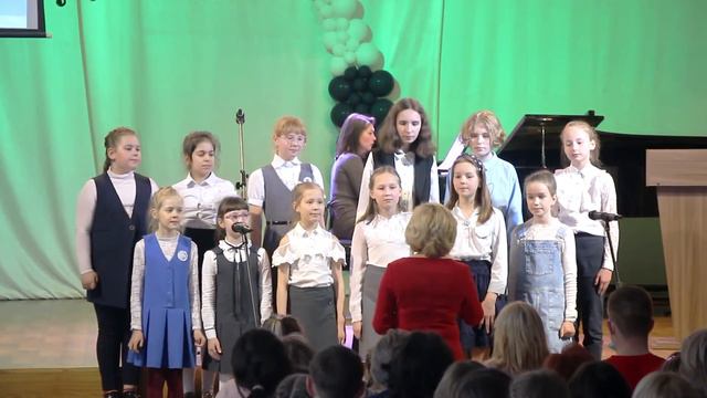 Лесной марш, исп. ансамбль младших классов смотреть онлайн