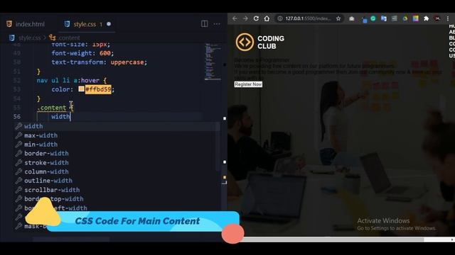 Create Website With Sliding Text Using Only HTML & CSS