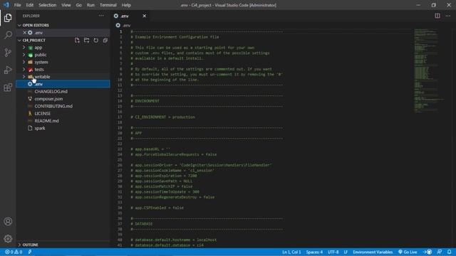 Download and Install Codeigniter 4