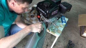 Приобрел бензиновый двигатель LIFAN KP230 (8 л.с.).