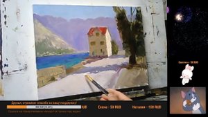 ? ХуДоЖнИкИ Картина маслом / Пейзаж Черногория, Столив / Вугар Мамедов