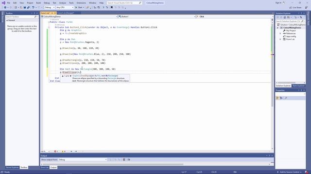 RGB Colour Mixer: 2. The VB.NET Graphics Object смотреть онлайн