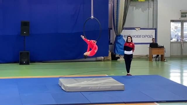 ВОЗДУШНАЯ АКРОБАТИКА. КОЛЬЦО. ВСЕРОССИЙСКИЙ ТУРНИР. НИЖНИЙ НОВГОРОД. СМОЛЬЯНИНОВА СОФЬЯ.