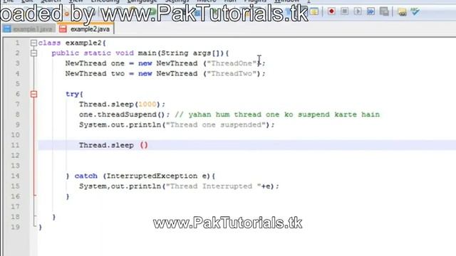 java tutorial 35 a thread programming in java urdu hindi tutorial PakTutorials tk смотреть онлайн