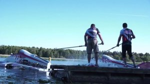 Latvian powerboat racing championship in Jurmala, Latvia