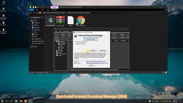 Internet Download Manager 6.39 Build 1 Full Version (IDM) | Cara download dan install yang betul