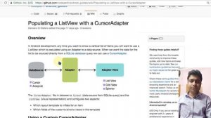 Class 268 - Documentation Of Cursor Adapter | Android App Development Complete Course In Hindi