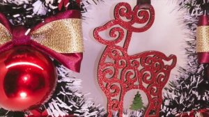 Большой Новогодний венок с Оленем на дверь или стену - своими руками в мастерской CelebrateGift.ru