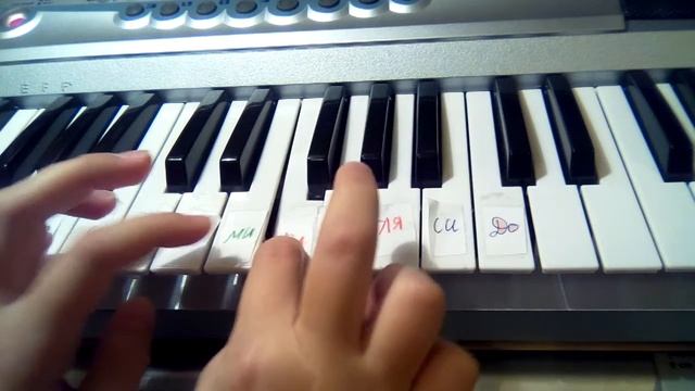 Мелодия ,, С днем Рожденья тебя!,, на синтезаторе (пианино) . смотреть онлайн