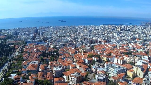 Салоники. Что посмотреть? Крепость Эптапиргио с высоты птичьего полёта