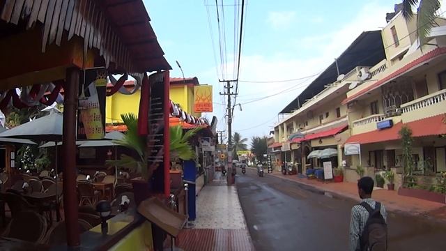Goa Candolim Beach Road Гоа Кандолим-бич-роуд смотреть онлайн