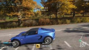 Forza Horizon 4 - 2005 Lotus Elise 111S - Car Show Speed Jump Crash Test . 1440p 60fps.