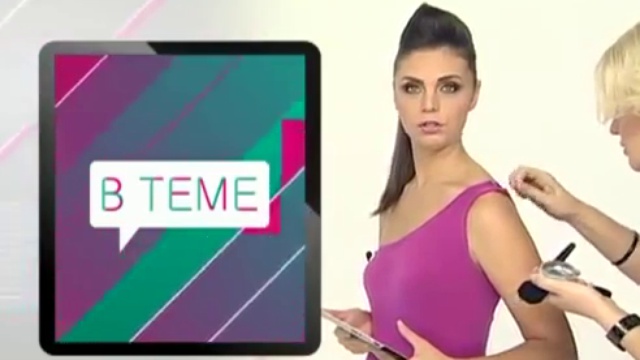 Ведущую раздели в прямом эфире