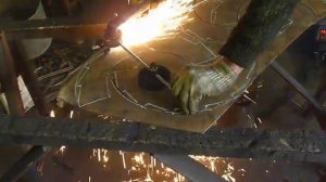 Изготовление шнека на шнекоротор .