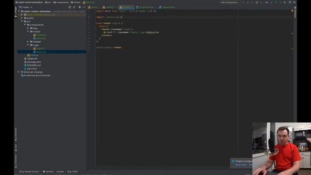 [React + Redux 2020]: Верстаем подвал