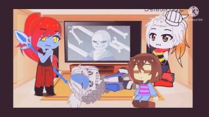 Undertale react to Sans vs fandom