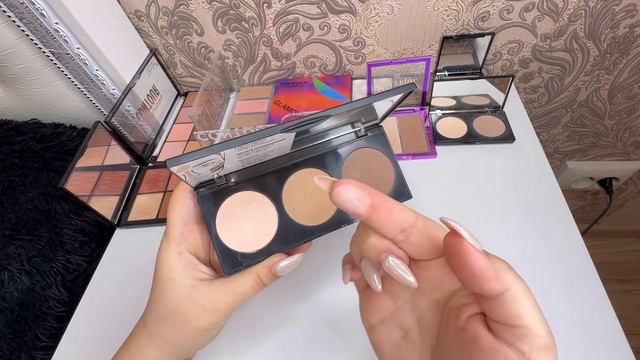 Моя коллекция/палетки для лица🥰#косметика #распаковка #колекция #новинка #макияж #лучшаякосметика