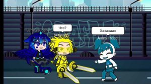 Фиолетовый парень решил стать зомби