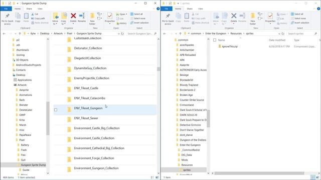 [Mod The Gungeon] Replacing game sprites смотреть онлайн