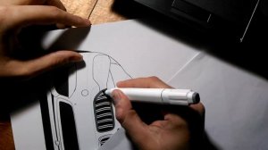 How to draw BMW M3 F80 | Как нарисовать БМВ М3 | Car drawing BMW M3 F80 | Time laps draw BMW M3