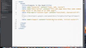 Complete Introduction to HTML5 - Header Tags (14/22)