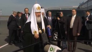 Прибытие в Новосибирск Патриарха Кирилла