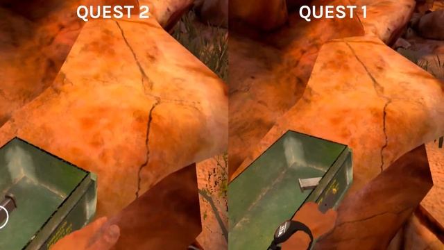 Arizona Sunshine Quest 2 vs Quest 1 Graphics Comparison