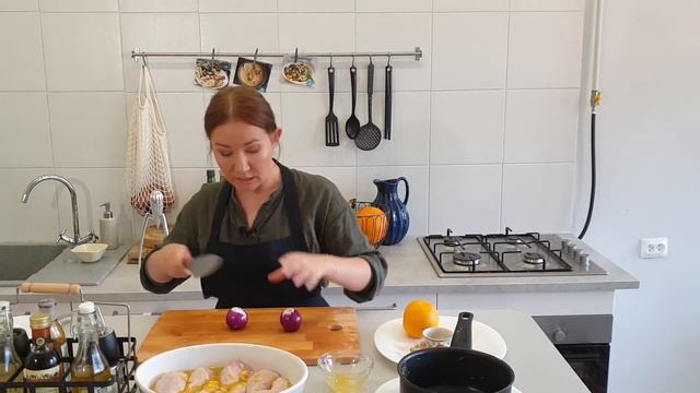 Курица с апельсинами | Небанальный рецепт из простых ингредиентов | Для компании