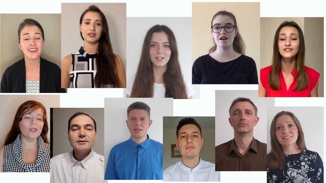 виртуальный хор,,в минуту жизни трудную.