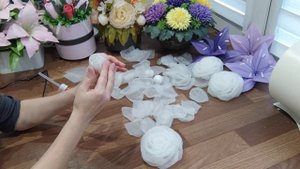 МК Розочки из подложки