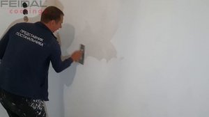 Нежный матовый шелковистый узор на стене с помощью декоративной краски Velvet!