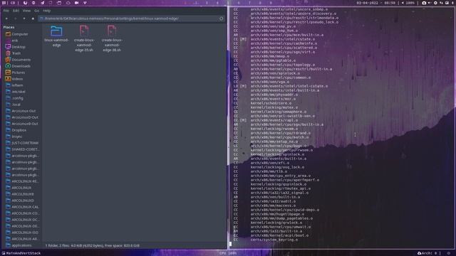 ArcoLinux : 2787 Building a new Linux Xanmod Edge kernel смотреть онлайн
